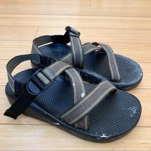 CHACO paint splattered Z/1 Classic sandals, mens 8